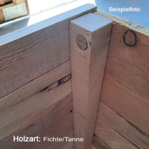 Hochbeet Fichte/Tanne sägerau 100x100x80cm